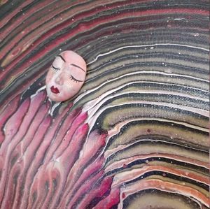 "Technicolor Introspection" Painting